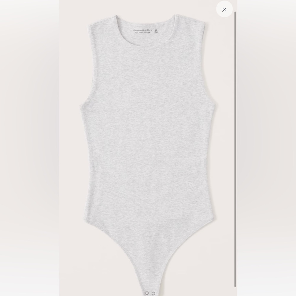 Abercrombie Soft AF Body Suite - Heathered Grey